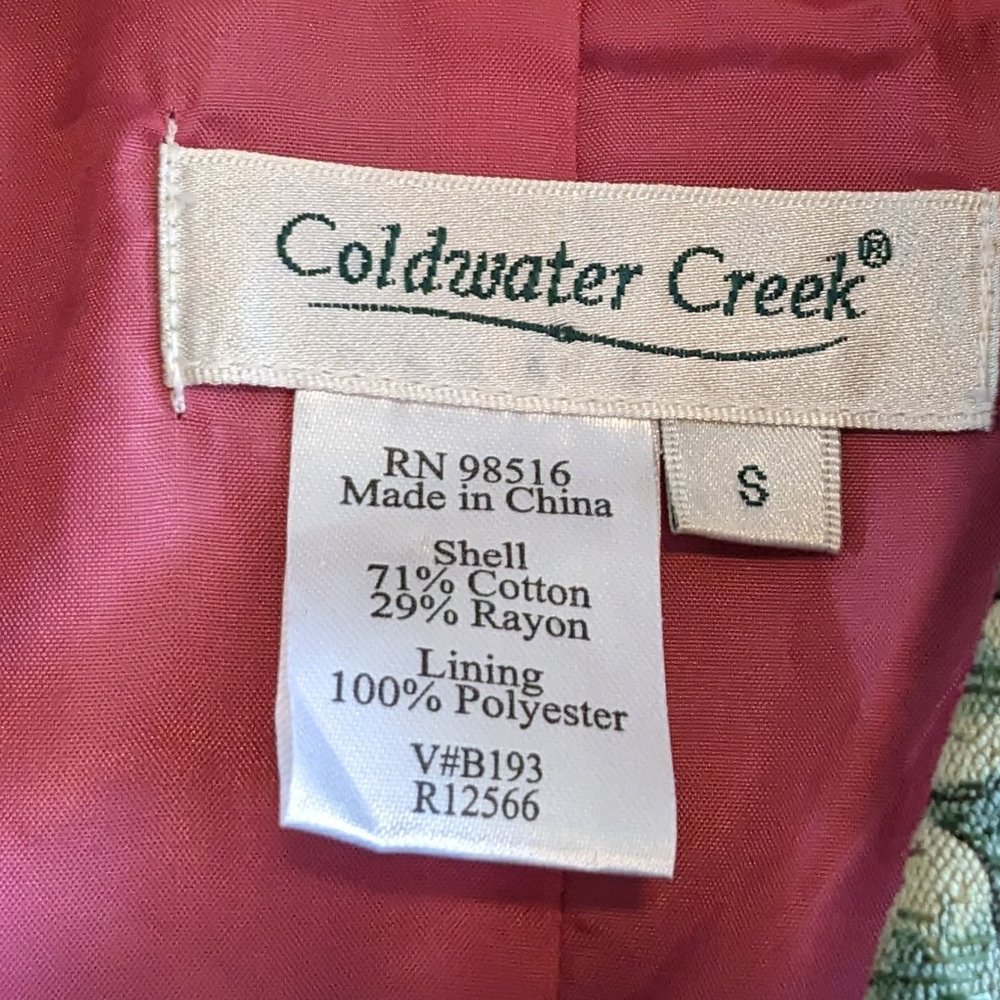 Coldwater Creek Floral Jacket - Picture 2 of 4